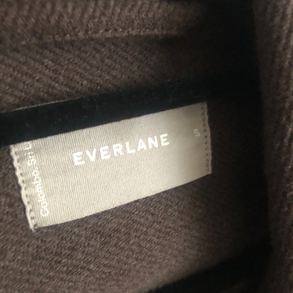 Everlane Brown Jacket Cotton Small - Picture 2 of 7